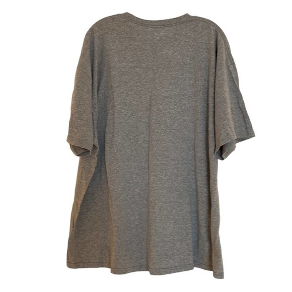 Men’s 2XX big man gray graphic fishing t-shirt short sleeves excellent condition - Picture 2 of 4